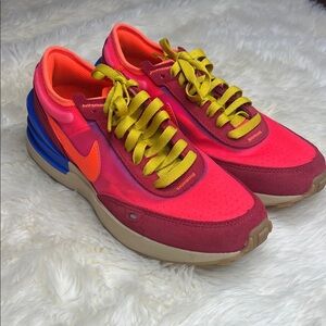 Nike Waffle Sneakers - Vibrant Multicolors